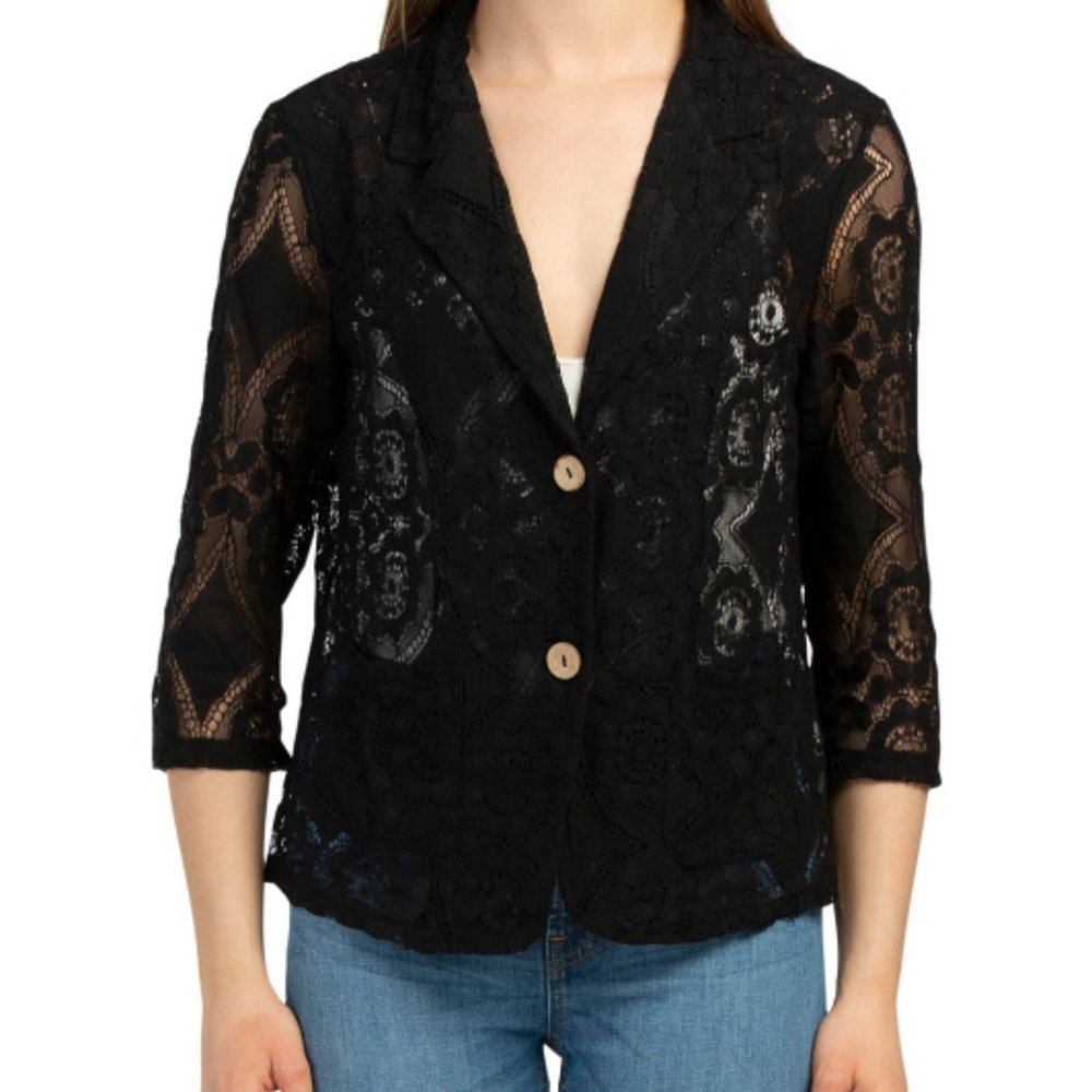 PIAZZA DEL TEMPIO Made In Italy Lace Jacket